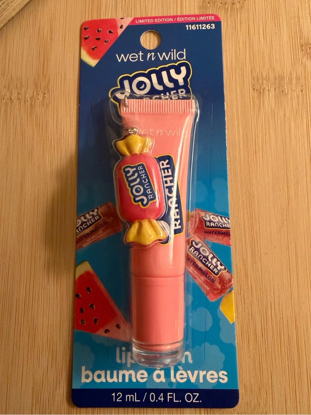 Wet n Wild Lip Balm with Keychain Charm, Jolly Rancher